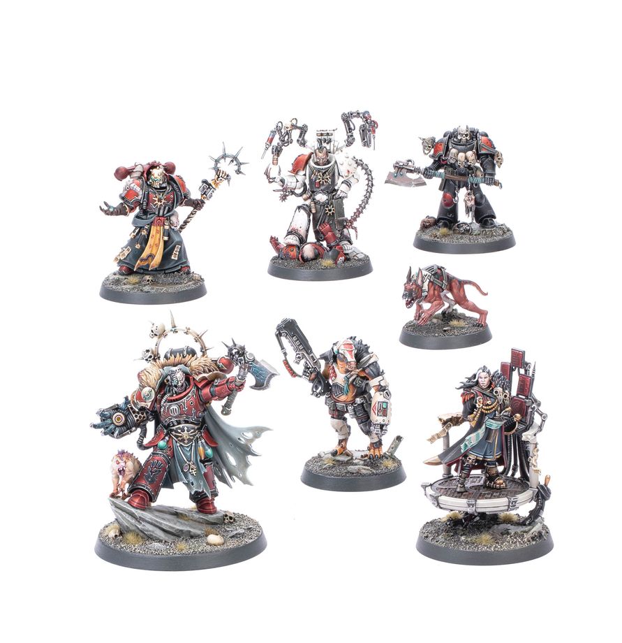 Chaos Space Marines- Huron Blackheart and the Masters of the Maelstrom