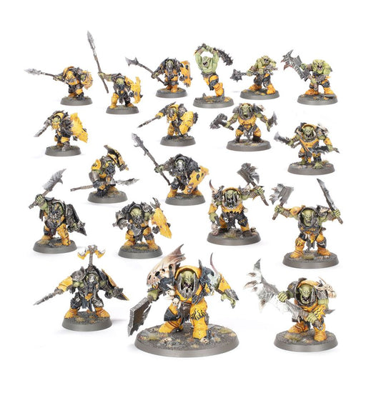 Warhammer Age of Sigmar: Spearhead- Orruk Warclans- Ironjawz Bigmob