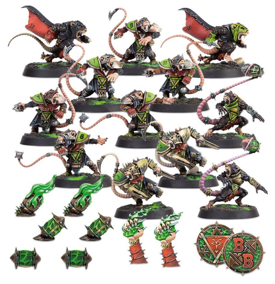Blood Bowl-Skaven Team: The Skavenblight Scramblers