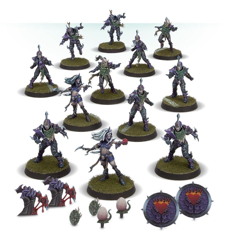 Blood Bowl- Dark Elf Team: The Naggaroth Nightmares