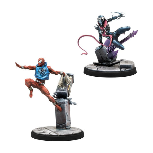 Gwenom and Scarlet Spider