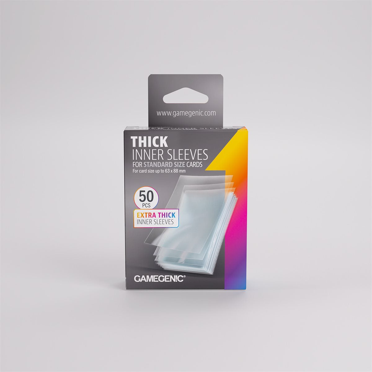 GameGenic Thick Inner Sleeves (50 Pack)