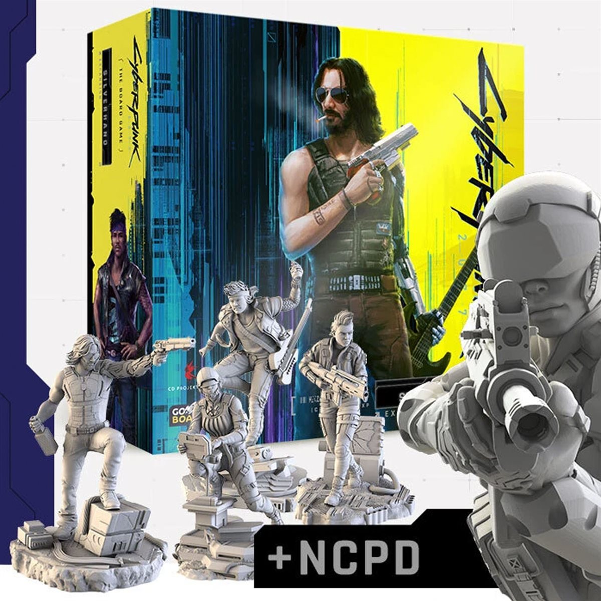 Cyberpunk 2077: The Board Game: Johnny Silverhand & NCPD