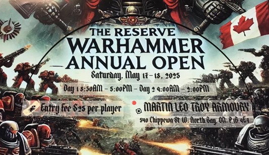 Ticket - May 17 and 18 - The Reserve Warhammer Annual Open