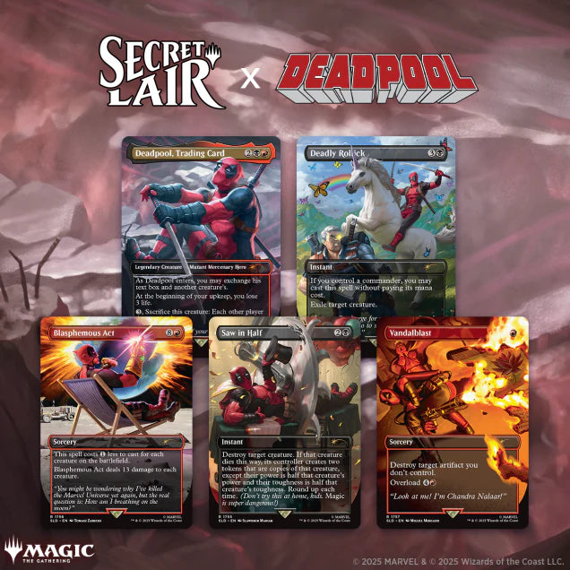 Secret Lair x Marvel- Deadpool