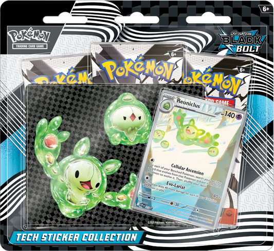 Pokemon: Black Bolt & White Flare- Tech Sticker Collection