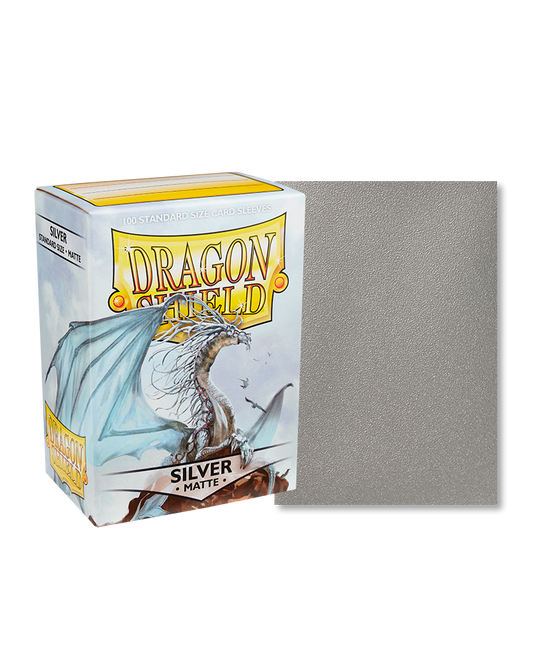 Dragon shield- Matte Silver(100 CT)
