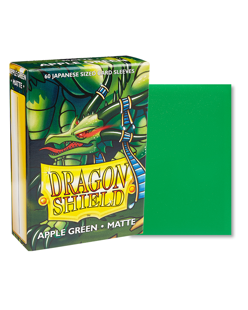 Dragon shield- Matte Apple Green- Japanese size