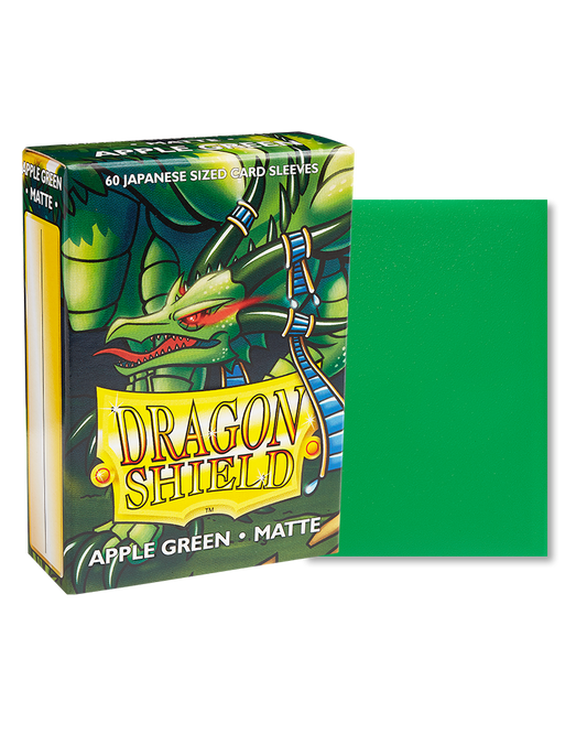 Dragon shield- Matte Apple Green- Japanese size