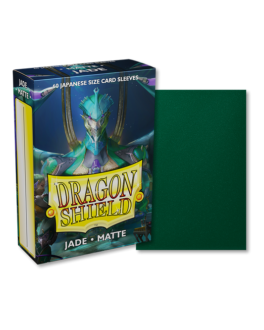 Dragon shield- Matte Jade- Japanese size