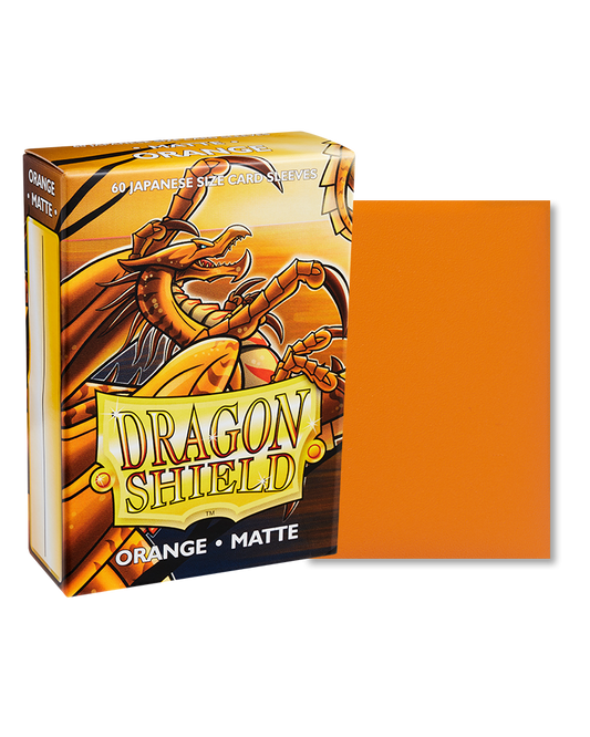Dragon shield- Matte Orange- Japanese size