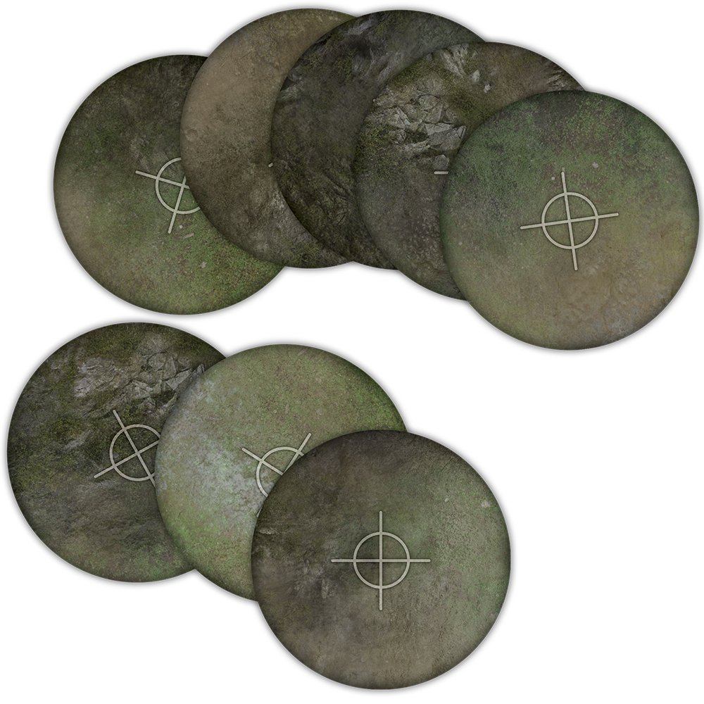 Terrain Crate: Battle mat: Objective Templates