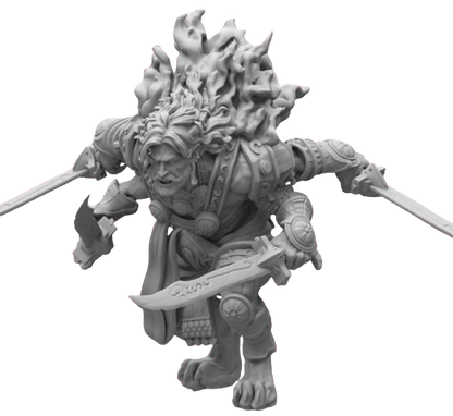 Conquest: Sorcerer Kings Rakshasa Bakasura Swords/Ravanar Fork