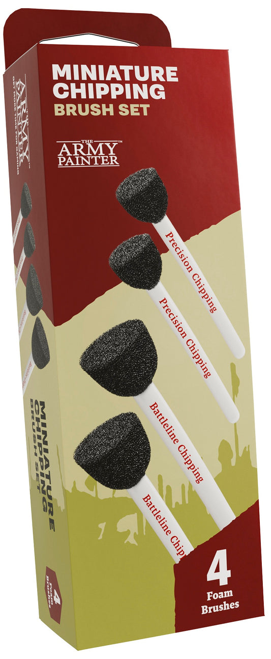 The Army Painter Warpaints 4 Chipping Brushes