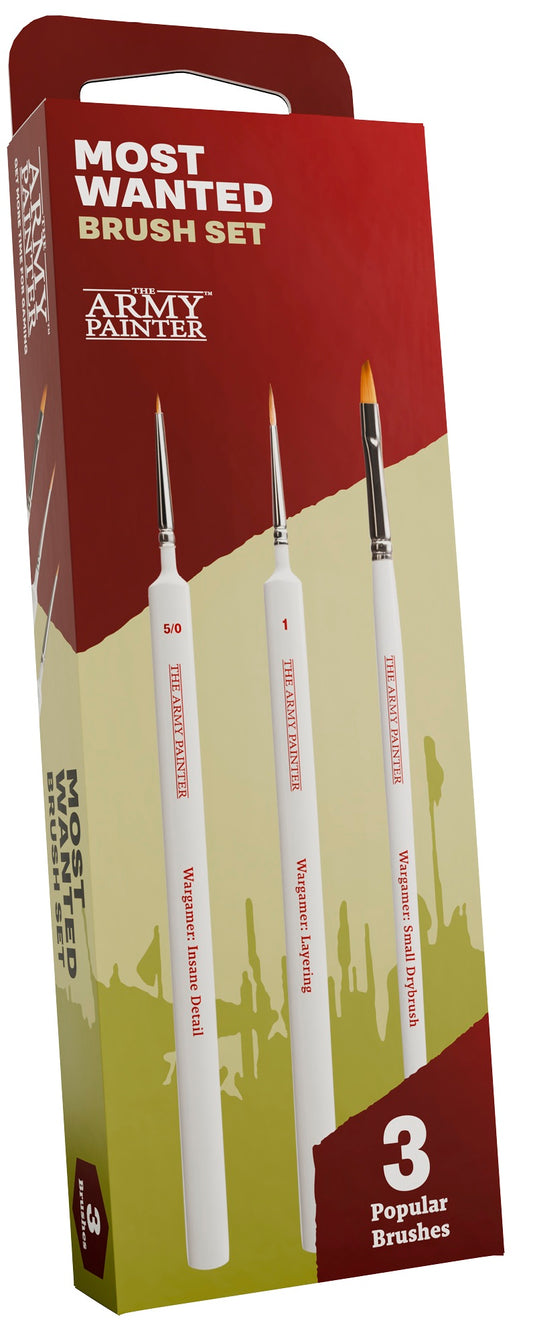 The Army Painter Warpaints- Most Wanted Brush Set (3)