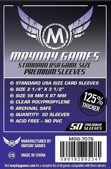 Mayday Games- Standard Premium Sleeves