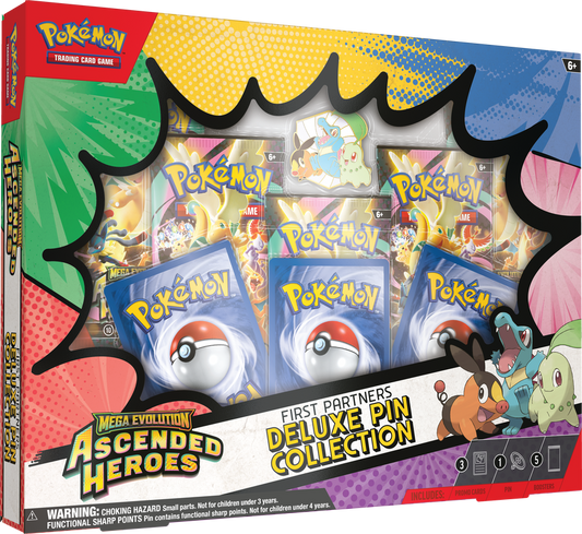 Pokémon - Ascended Heroes First Partners Deluxe Pin Collections