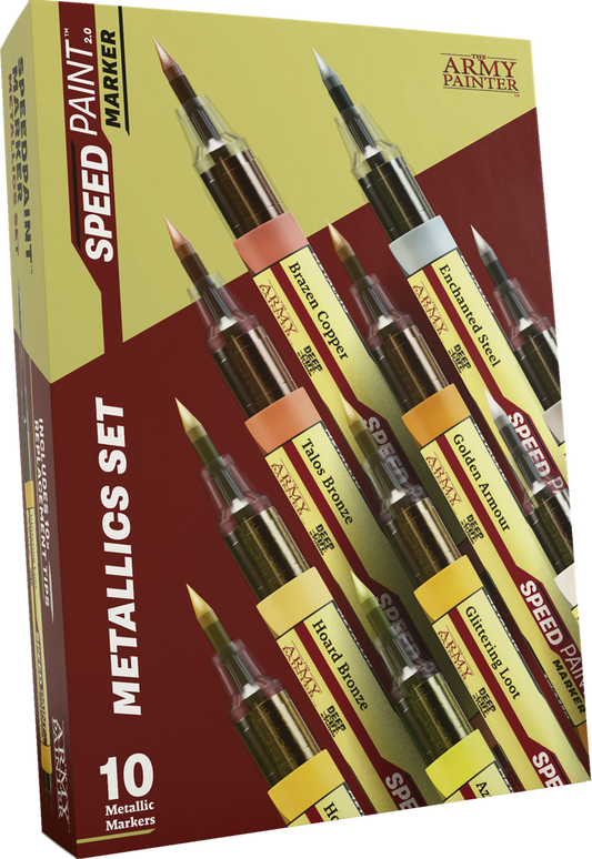 The Army Painter Warpaints Speedpaint Marker Metallic Set
