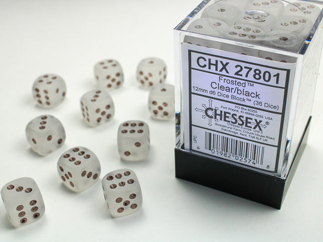 Frosted 36 D6 Clear/Black