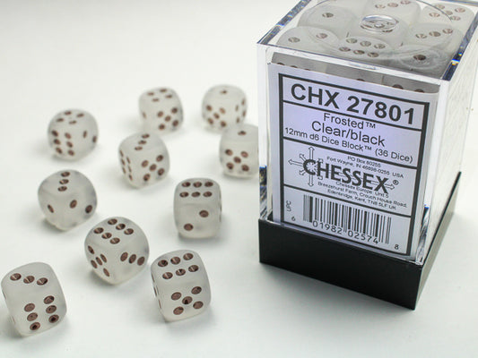 Frosted 36 D6 Clear/Black