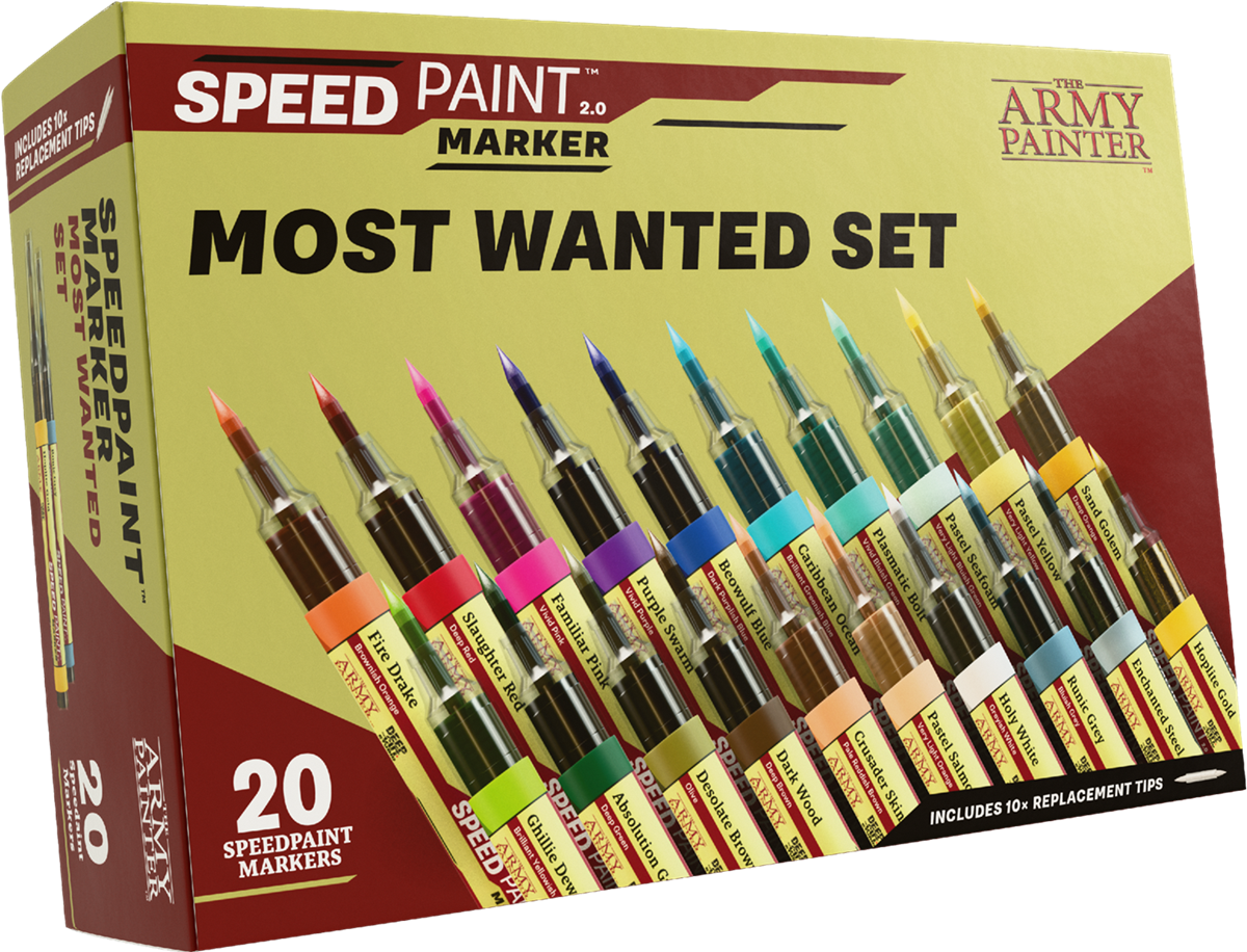 The Army Painter Warpaints Speedpaint 2.0 Most Wanted Marker Set