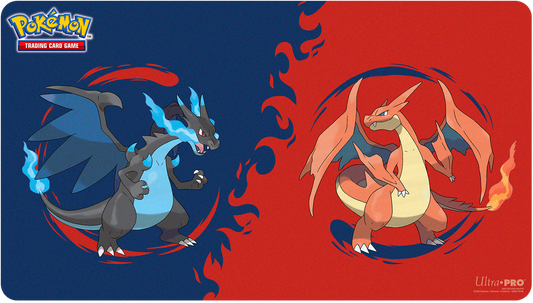 UP Playmat- Pokemon: Mega Charizard X & Mega Charizard Y