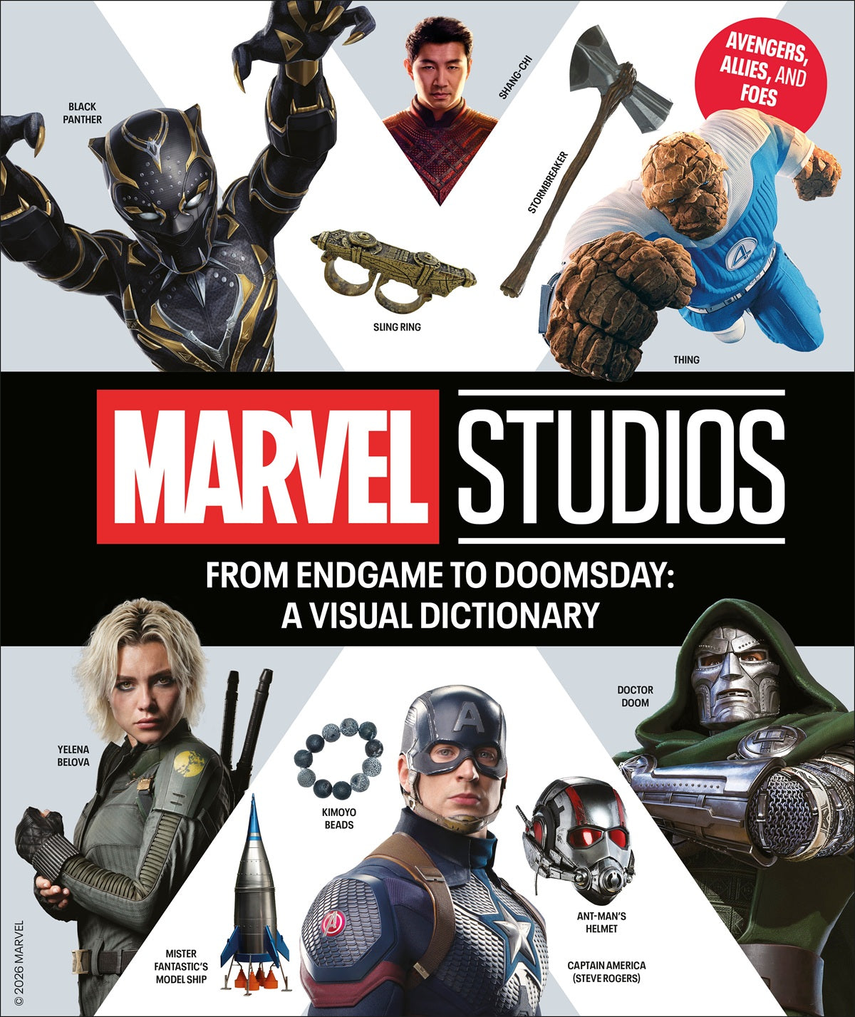 From End Game to Doomsday: A Marvel Studios Visual Dictionary: Avengers,Allies,and  Foes (Hardcover)