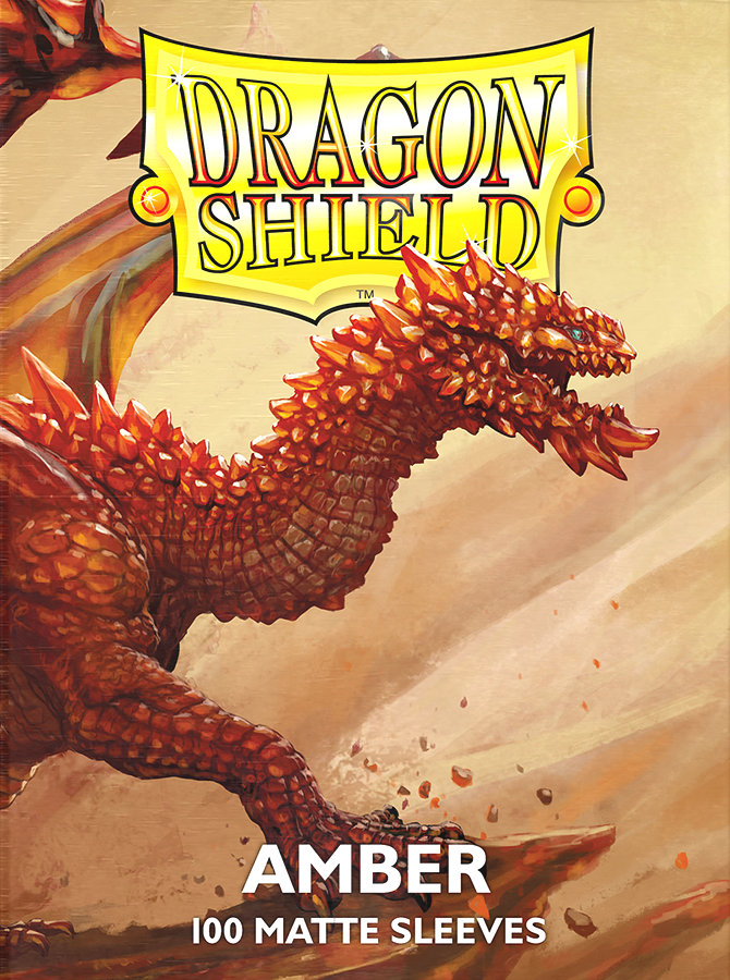 Dragon shield- Matte Amber(100CT)