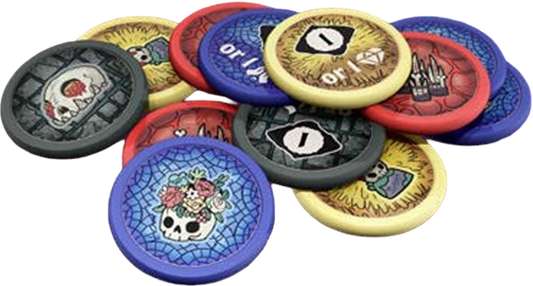 Cult of the Lamb The Board Game: Acrylic Decorations Tokens
