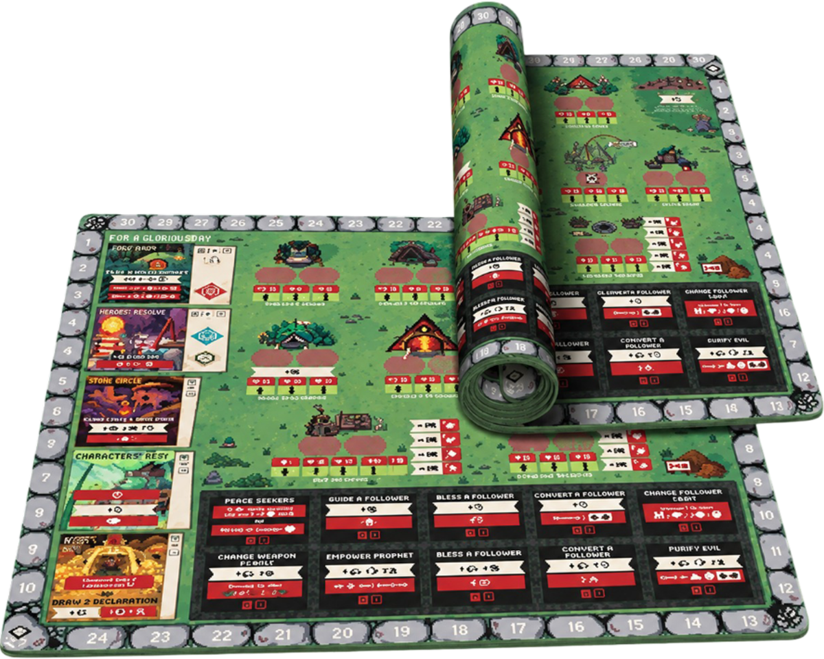 Cult of the Lamb The Board Game: Main Board Playmat