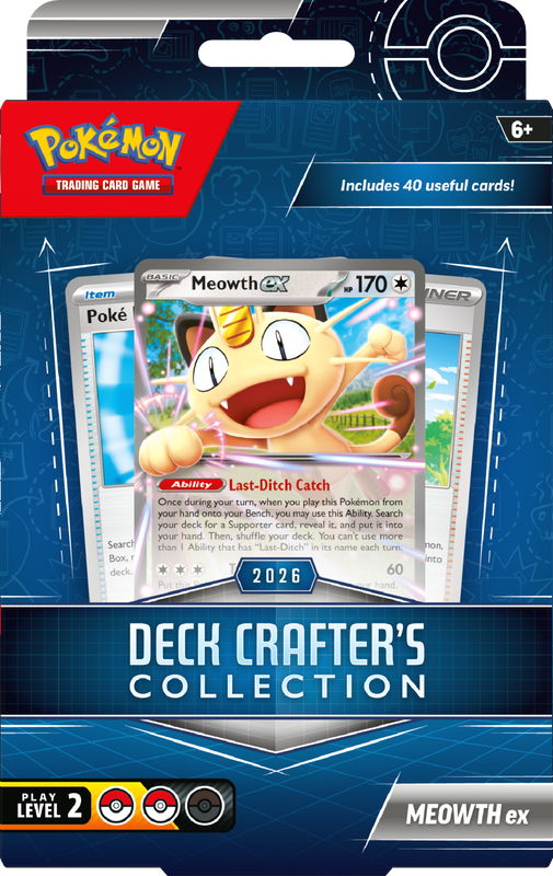 Pokemon: Deck Crafters Collection- Meowth EX