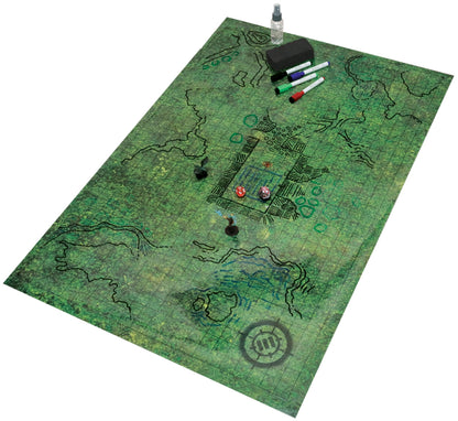 Tabletop RPG Grid Mat Campaign Kit