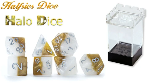 Halfsies Dice - Halo Dice 7 Die Set