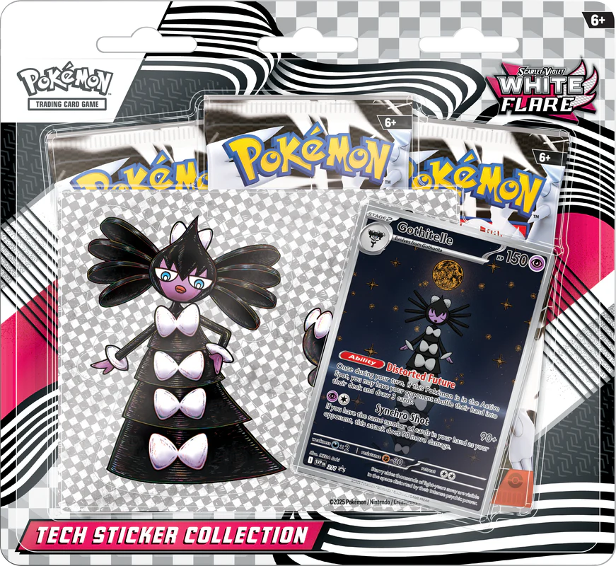 Pokemon: Black Bolt & White Flare- Tech Sticker Collection