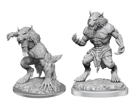 Fey Werewolves - Critical Roll Unpainted Miniatures Wave 3