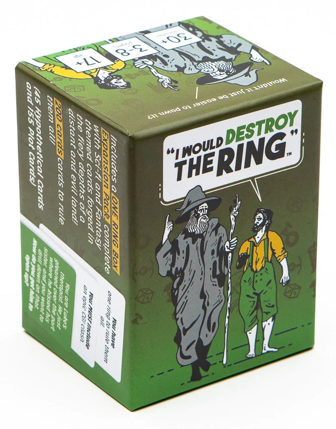 I Would Destroy the Ring