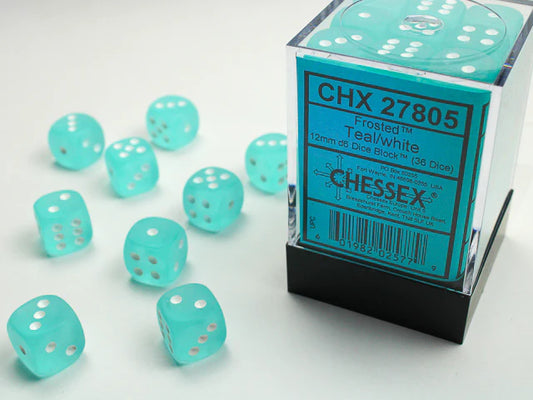 Frosted 36 D6 Teal/white 12mm