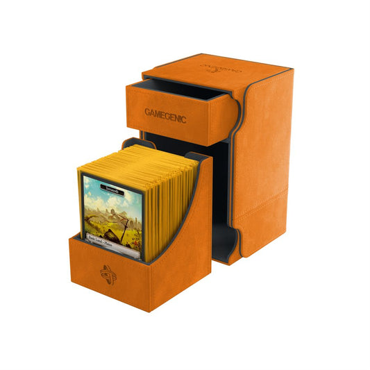 Gamegenic: Watchtower Convertible Deck Box- Orange
