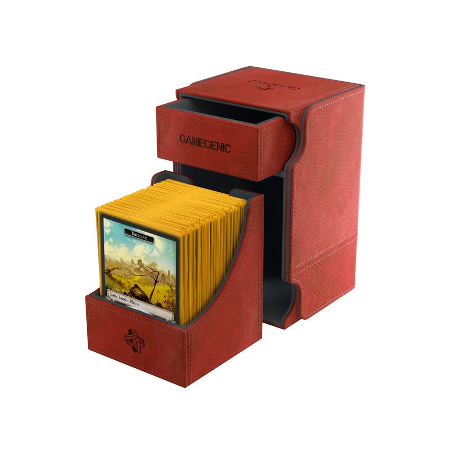 Gamegenic: Watchtower Convertible Deck Box- Red