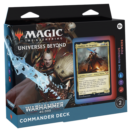 MTG Universes Beyond Warhammer 40,000 Commander Deck The Ruinous Powers