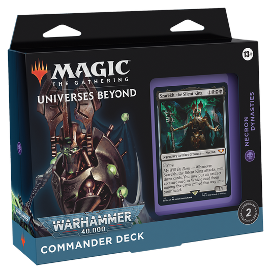 MTG Universes Beyond Warhammer 40,000 Commander Deck Necron Dynasties