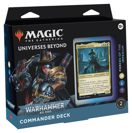 MTG Universes Beyond Warhammer 40,000 Commander Deck Forces of the Imperium
