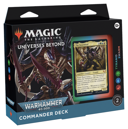 MTG Universes Beyond Warhammer 40,000 Commander Deck Tyranid Swarm