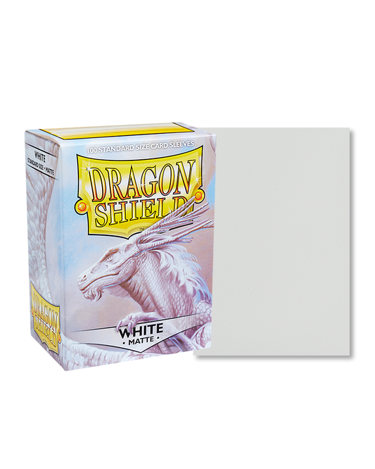 Dragon Shield- Matte White(100CT)