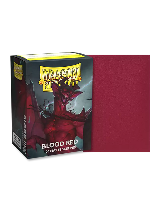Dragon shield- Matte Blood Red(100CT)