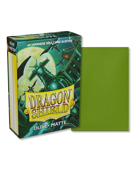 Dragon shield- Matte Olive- Japanese size