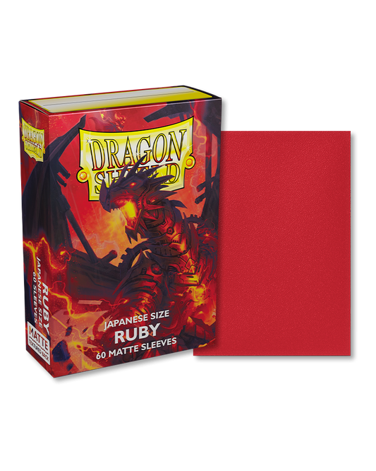 Dragon shield-Matte Ruby- Japanese size