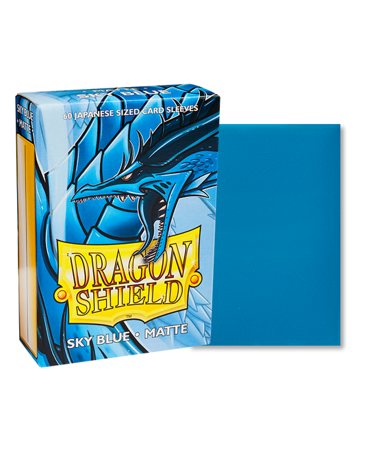 Dragon shield- Matte Sky Blue- Japanese size
