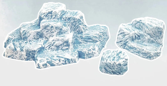 Monster Scenery Snowy Hills