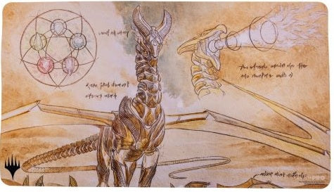 MTG- Playmat- Brothers War Schematic - 1